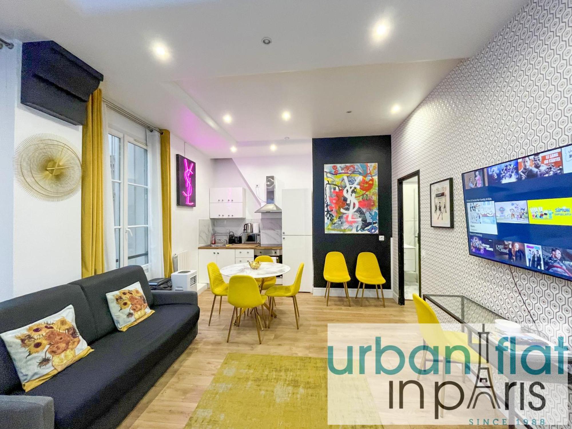 Ferienwohnung 156 - Urban Ysl Flat In Montorgueil Paris Exterior foto